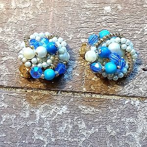 Vintage costume jewelry earrings